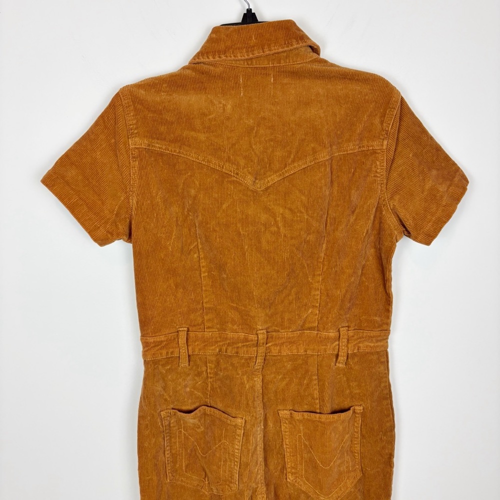 Show Me Your MuMu Cropped Everhart Jumpsuit in Camel Corduroy Size XL - Picture 6 of 11